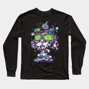 Hip Hop Graffiti Recorder Long Sleeve T-Shirt